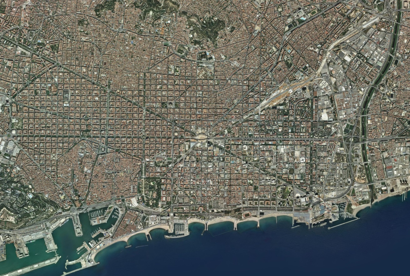 Orthophoto of Barcelona